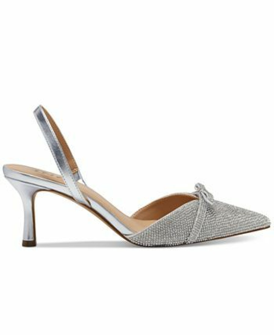 Heels & Pumps * | Inc International Concepts Women'S Gelsey Slingback Kitten-Heel Pumps, Created For Macy'S