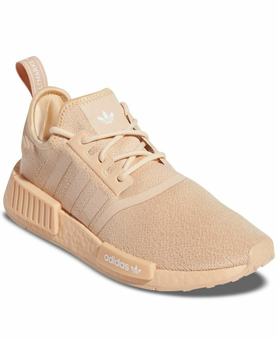 Finish Line Women'S Shoes * | Adidas Women'S Nmd R1 Casual Sneakers From Finish Line Halo, Blush