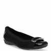 Flats & Loafers * | Anne Klein Sport Uplift Buckle Flats Black