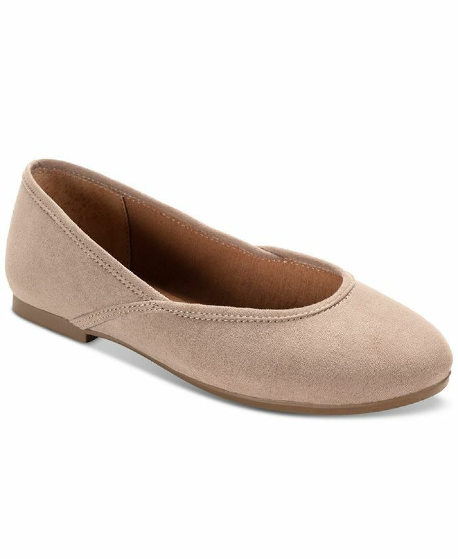 Flats & Loafers * | Style & Co Women'S Ameliaa Top-Stitched Ballet Flats, Created For Macy'S