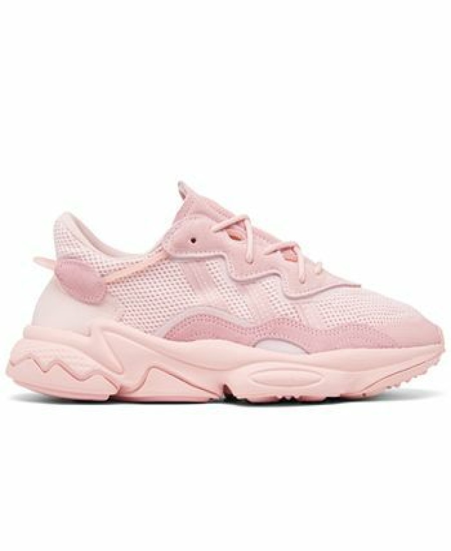 Finish Line Women'S Shoes * | Adidas Women'S Originals Ozweego Casual Sneakers From Finish Line Vapor Pink