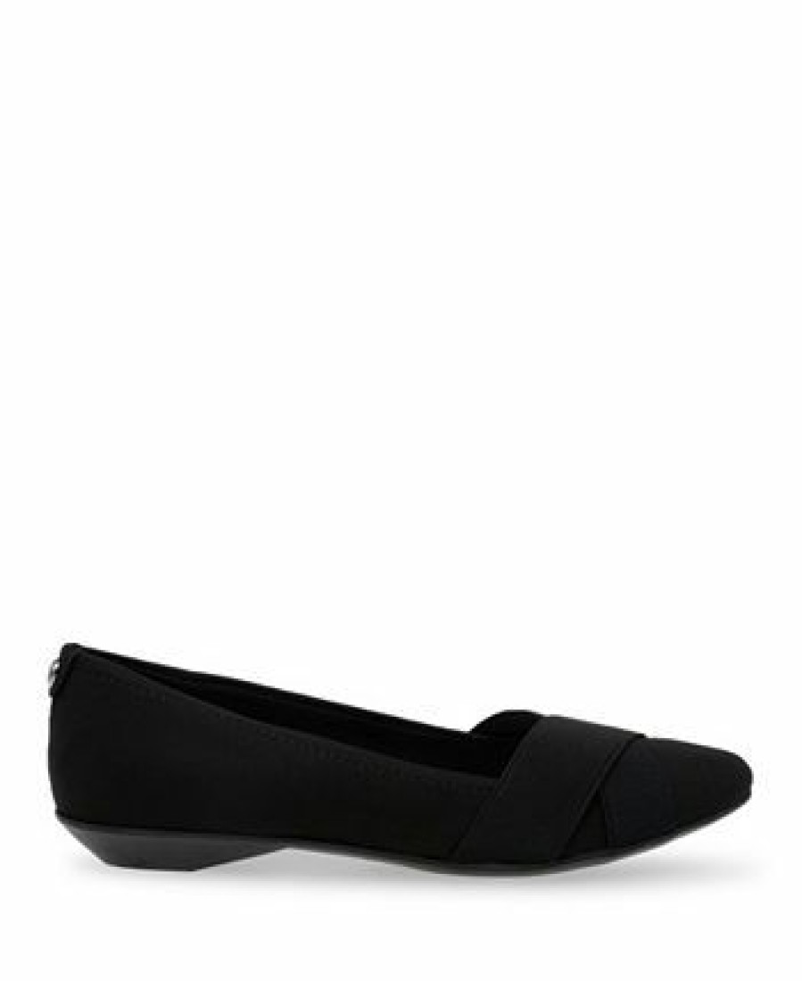 Flats & Loafers * | Anne Klein Oalise Flats Black