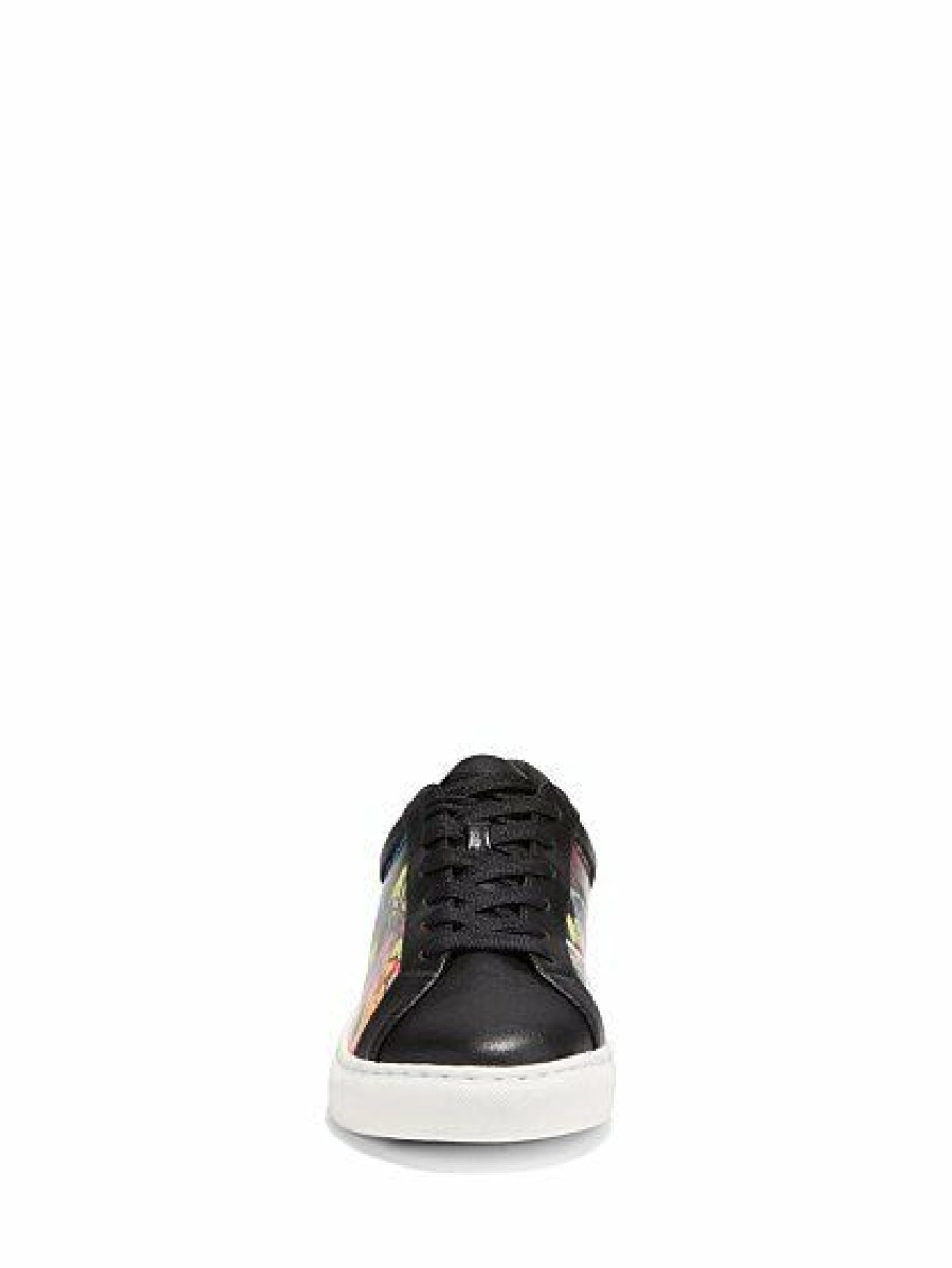 Sneakers * | New York & Company Ana Lace-Up Sneaker Black - Black