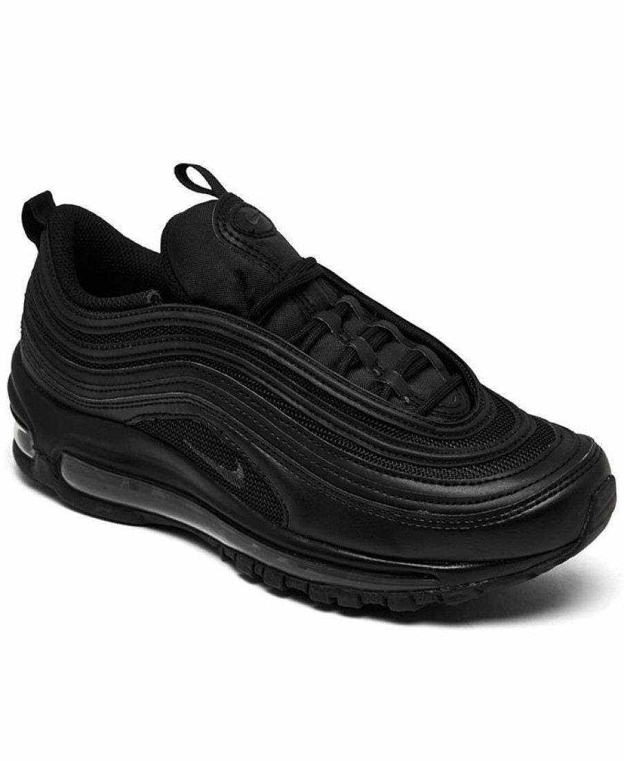 Finish Line Women'S Shoes * | Nike Women'S Air Max 97 Casual Sneakers From Finish Line Black, Dark Smoke Gr