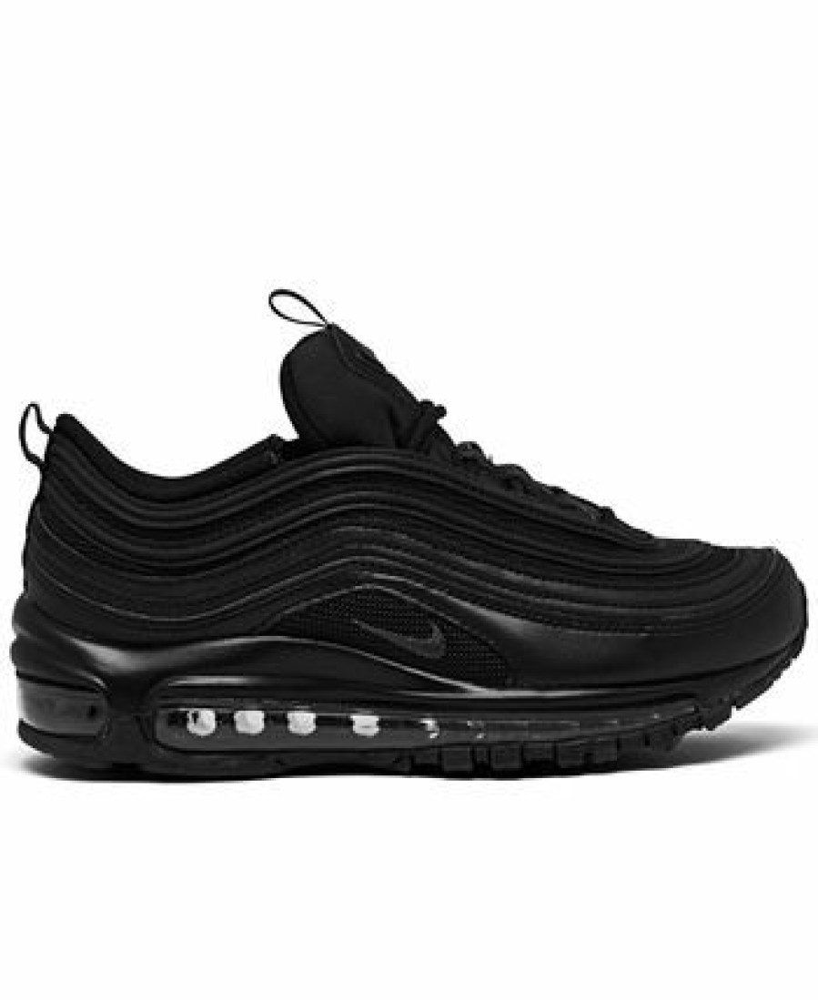 Finish Line Women'S Shoes * | Nike Women'S Air Max 97 Casual Sneakers From Finish Line Black, Dark Smoke Gr