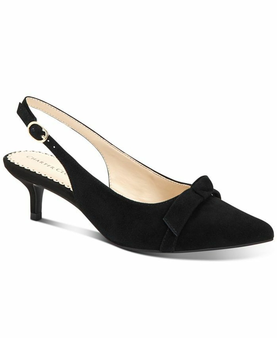 Heels & Pumps * | Charter Club Giavanna Slingback Pumps, Created For Macy'S