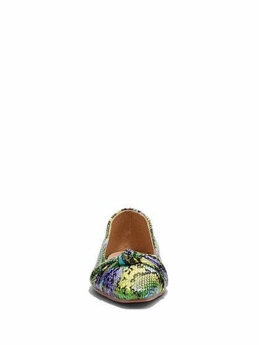 Flats * | New York & Company Noa Ballet Flat Snake-Print Multicolor - Multi Color