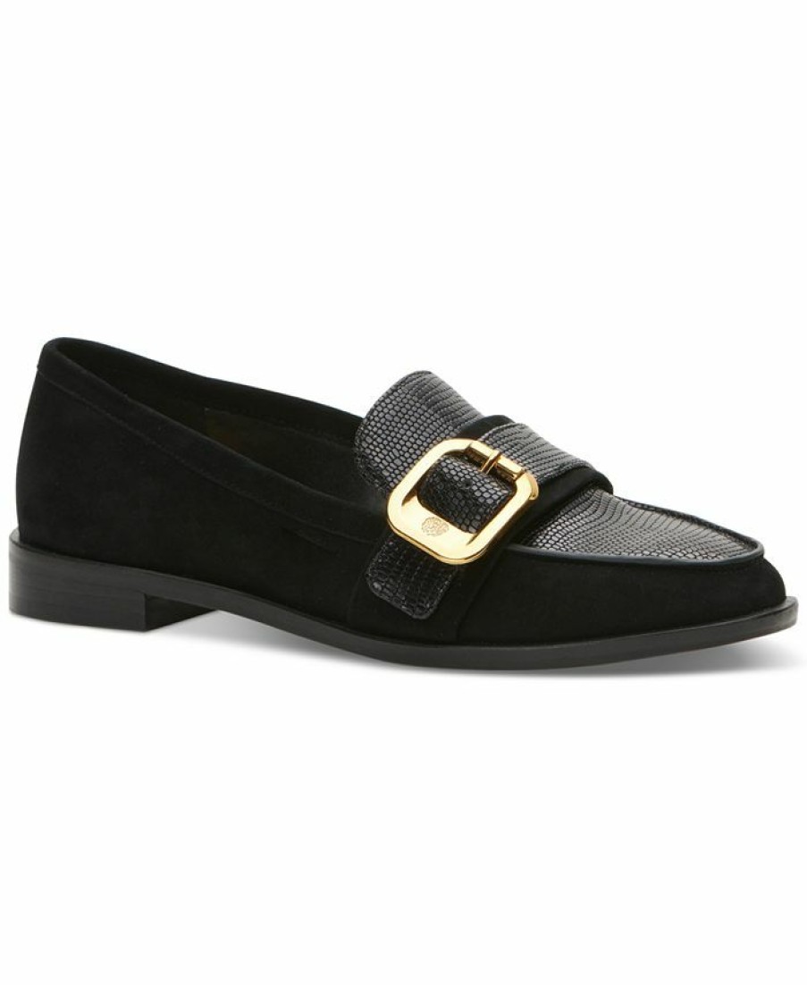 Flats & Loafers * | Vince Camuto Women'S Cenkanda Tailored Buckle Loafers