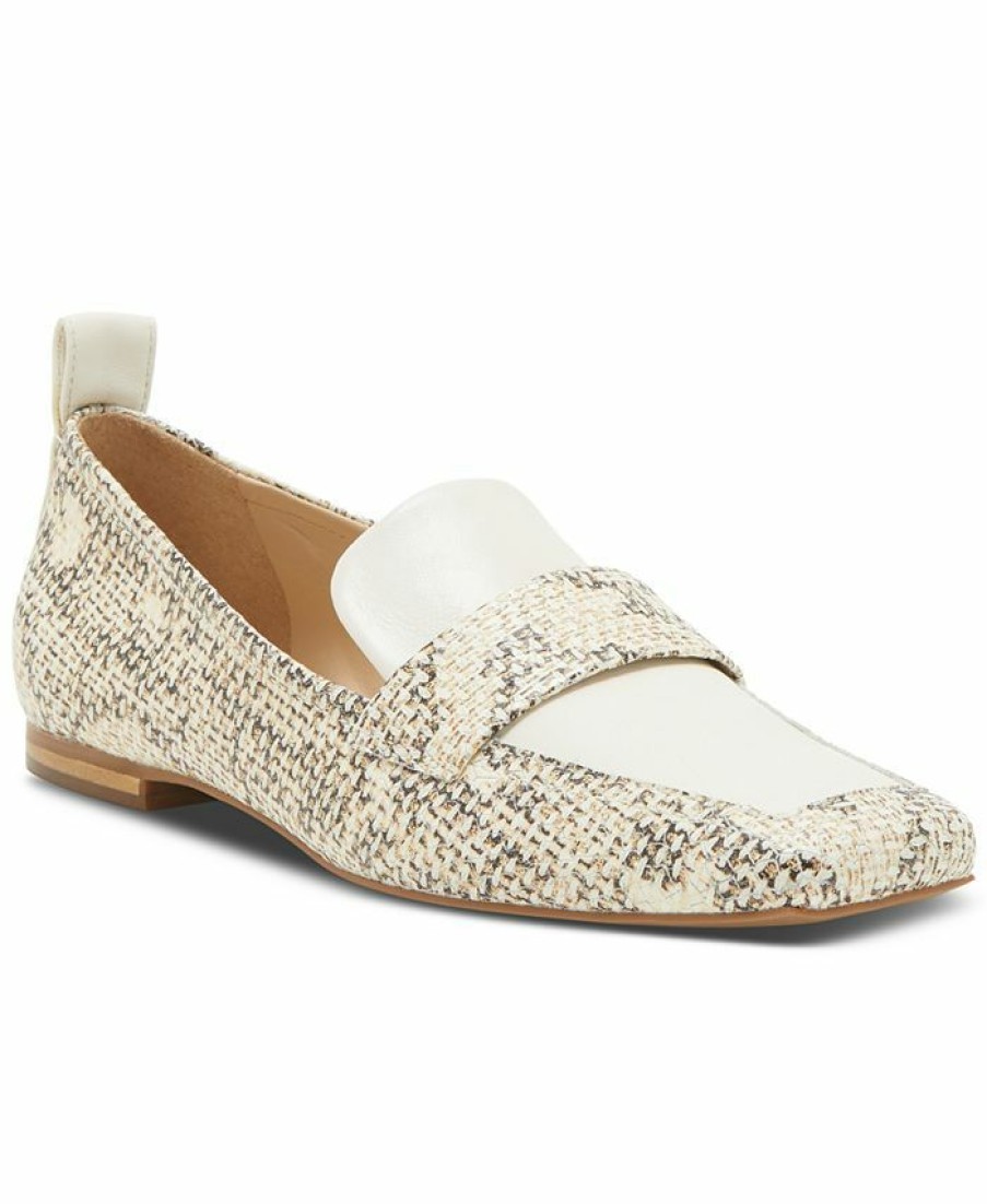 Flats & Loafers * | Vince Camuto Women'S Emenlyn Loafer Flats Natural Multi