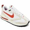 Finish Line Women'S Shoes * | Nike Women'S Air Max Dawn Casual Sneakers From Finish Line White, Orewood, Orange