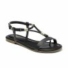 Sandals * | New York & Company Hardware-Accent T-Strap Sandal