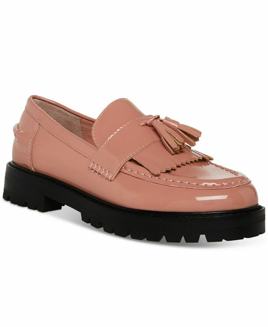 Flats & Loafers * | Steve Madden Women'S Minka Tasseled Kiltie Lug-Sole Loafers