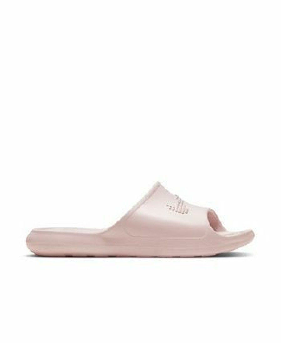 Finish Line Women'S Shoes * | Nike Women'S Victori One Shower Slide Sandals From Finish Line Barely Rose, White