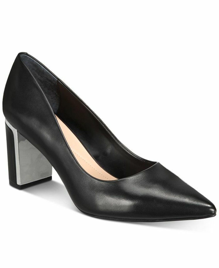 Heels & Pumps * | Alfani Women'S Step N' Flex Jensonn Block-Heel Pumps, Created For Macy'S