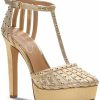 Heels & Pumps * | Jessica Simpson Women'S Bakir T-Strap Dress Pumps Gold