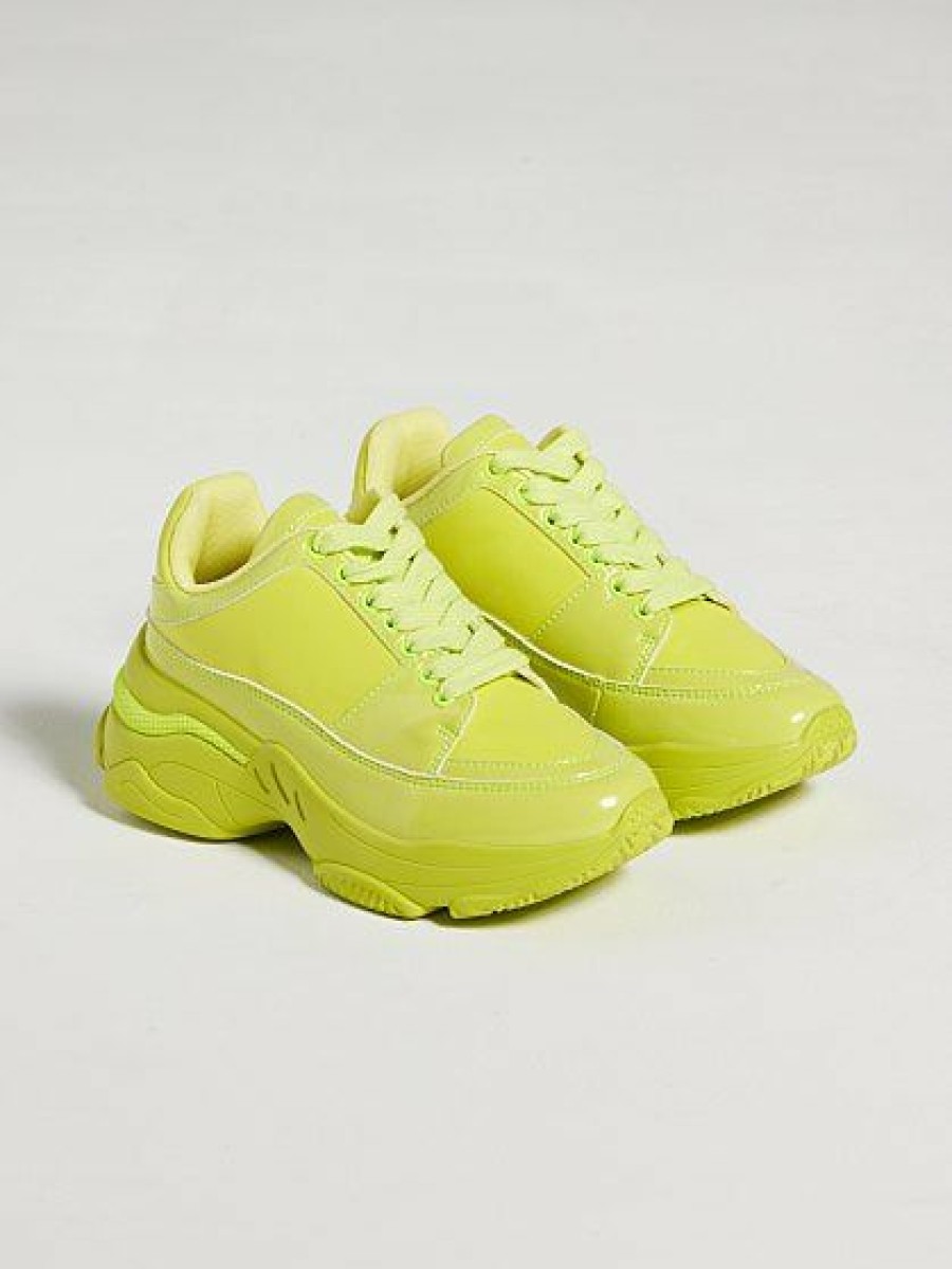 Sneakers * | New York & Company Eydie Dad Sneaker Yellow - Yellow